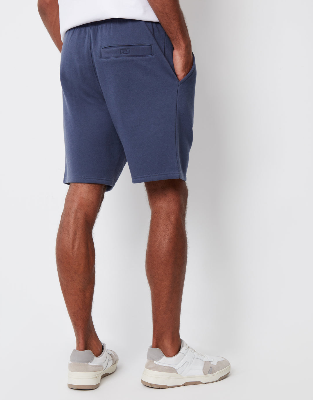 Denim Blue Fleece Shorts