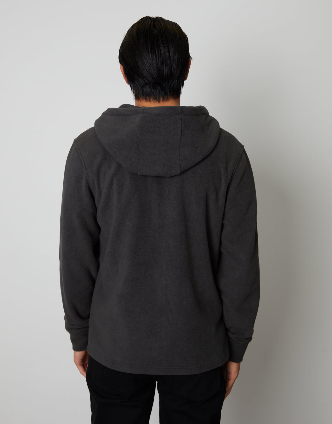 Slate Grey Fitness Fleece Zip-Through Hoodie