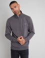 Slate Grey Quarter Zip Sweatshirt