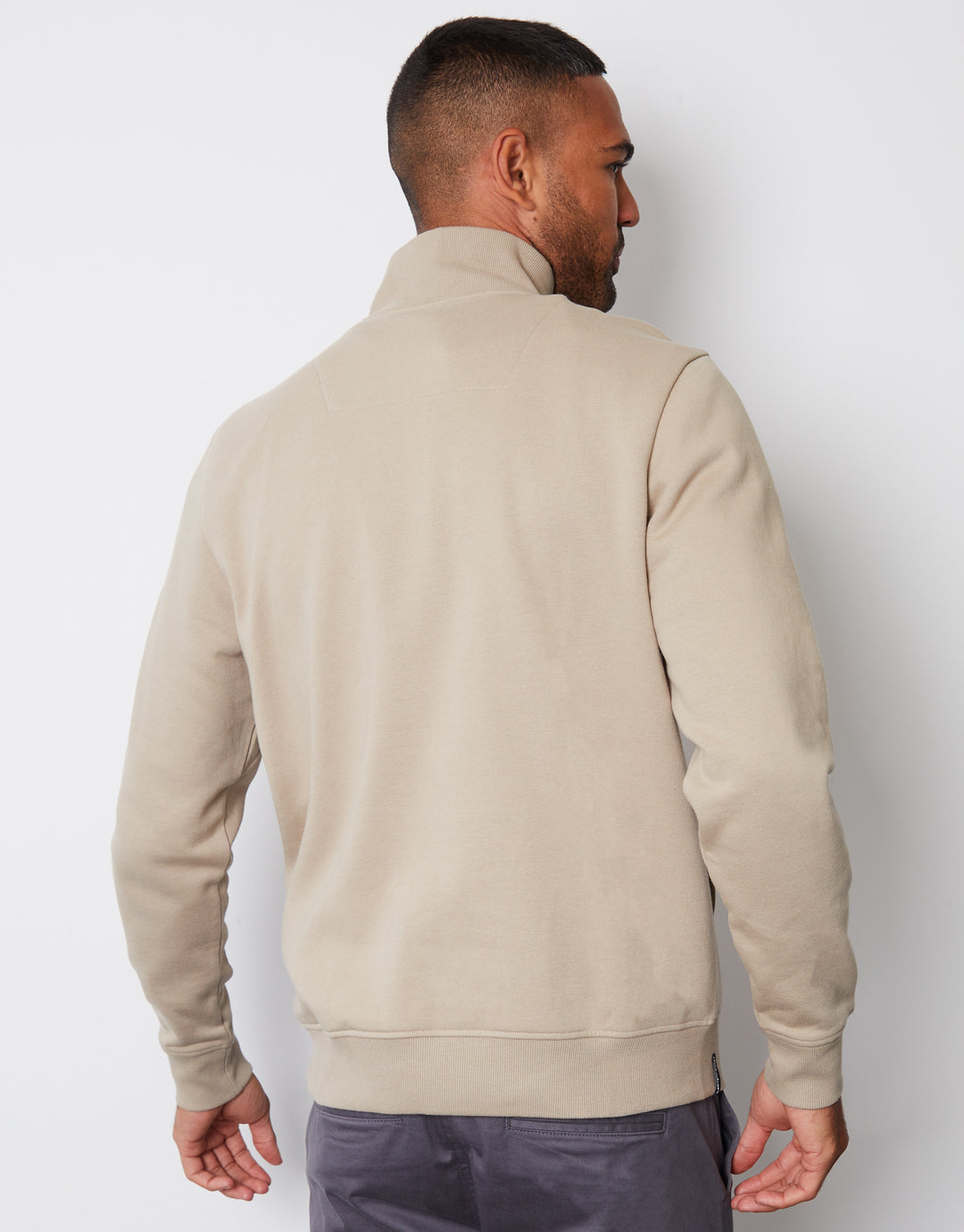 Dark Stone Quarter Zip Sweatshirt