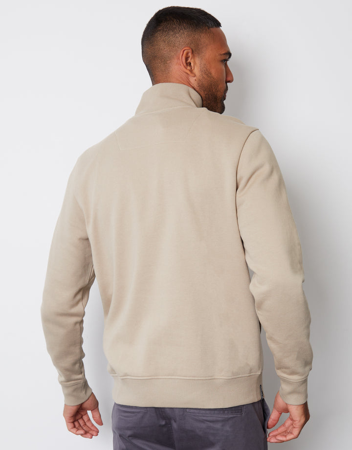 Dark Stone Quarter Zip Sweatshirt