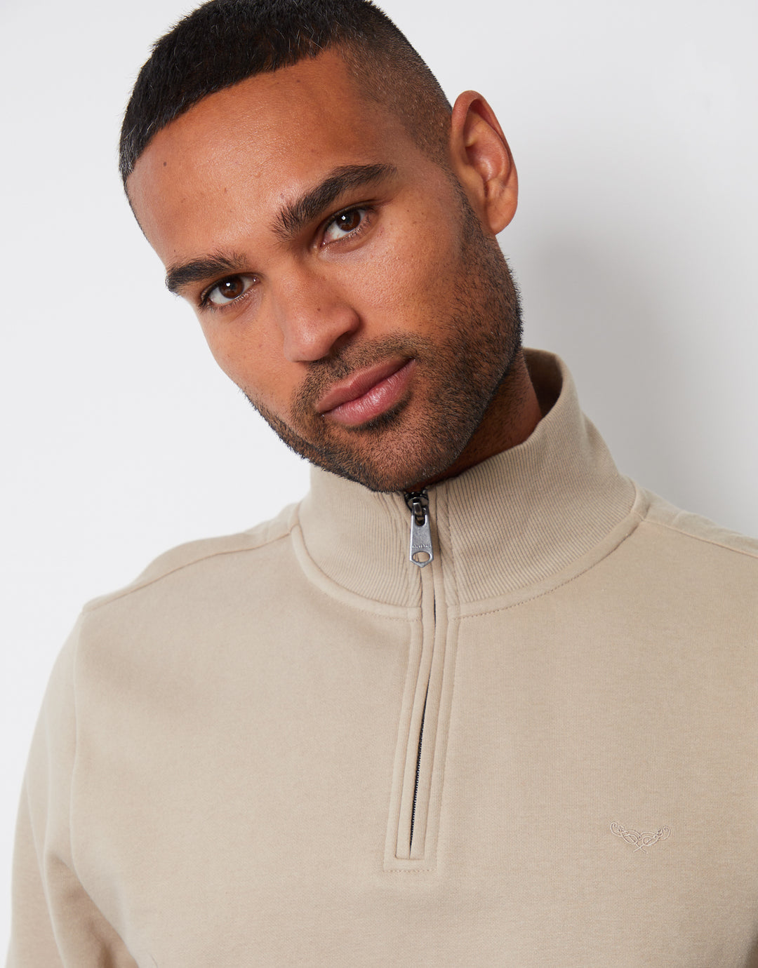 Dark Stone Quarter Zip Sweatshirt