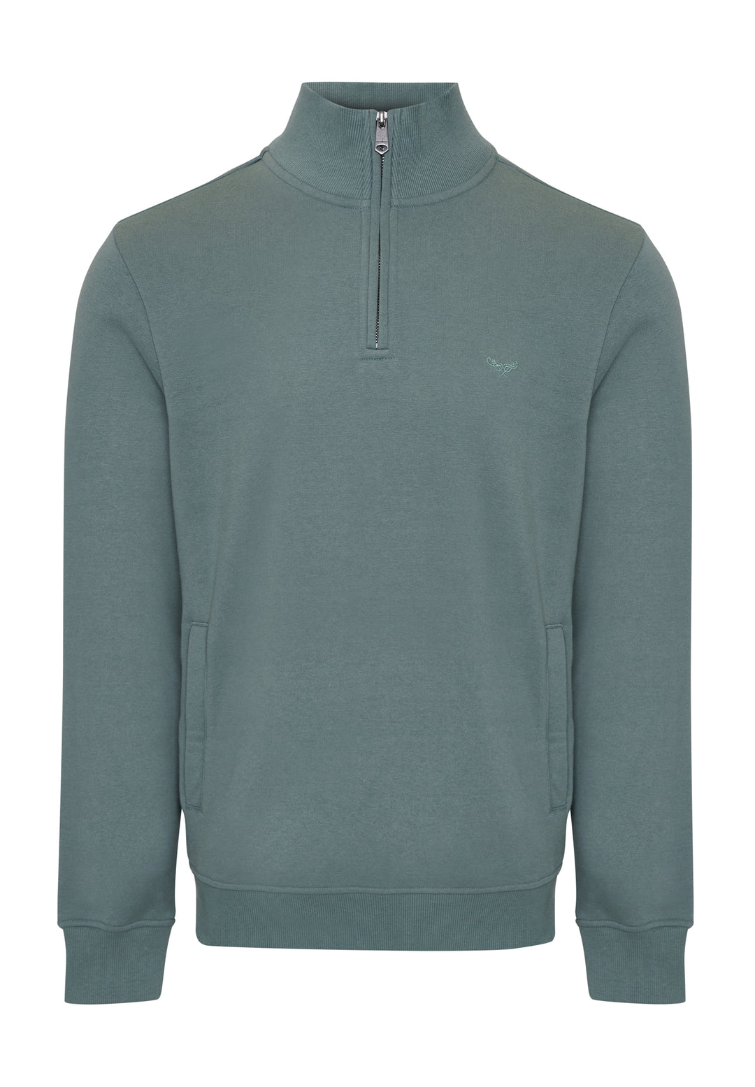 Quarter Zip Sweatshirt in Blue