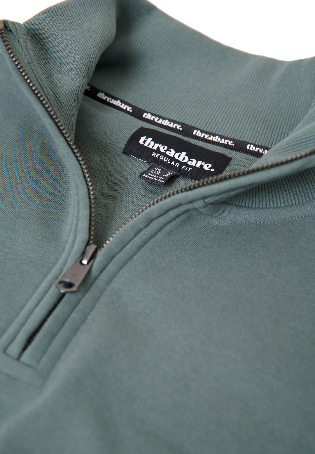 Quarter Zip Sweatshirt in Blue