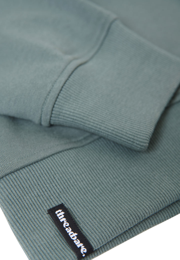 Quarter Zip Sweatshirt in Blue