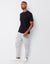 Grey Marl Cargo Style Joggers