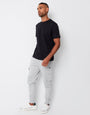 Grey Marl Cargo Style Joggers