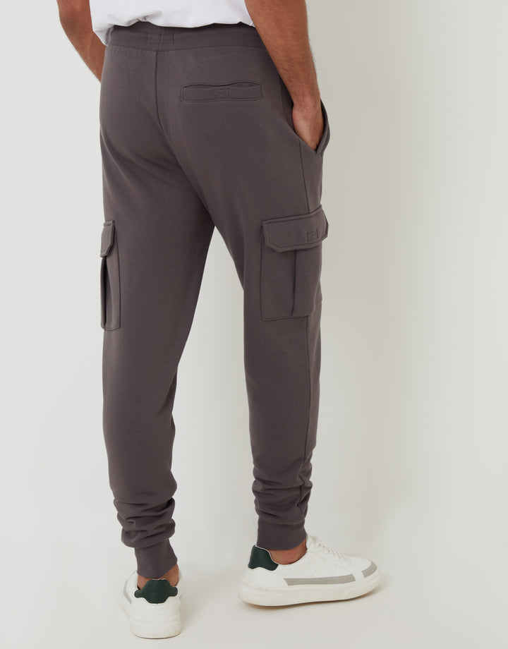Slate Grey Cargo Style Joggers