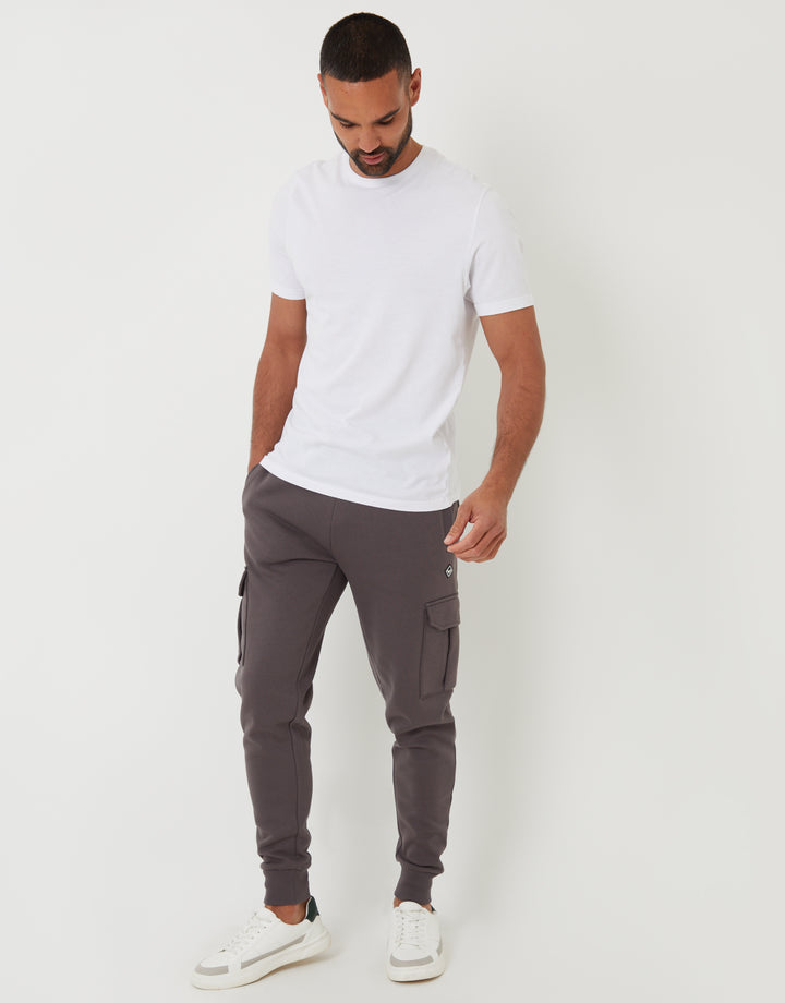 Slate Grey Cargo Style Joggers