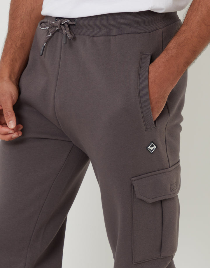 Slate Grey Cargo Style Joggers