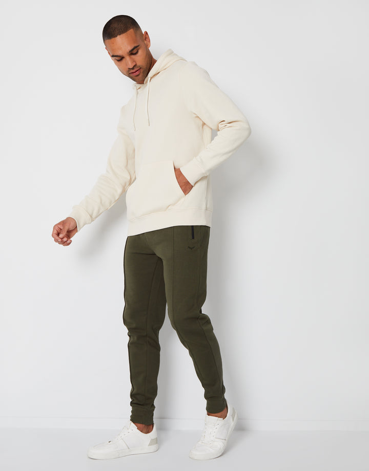 Khaki Green Fleece Joggers