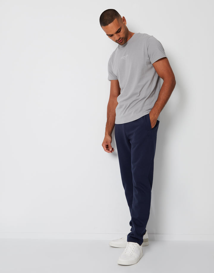 Navy Straight Leg Joggers