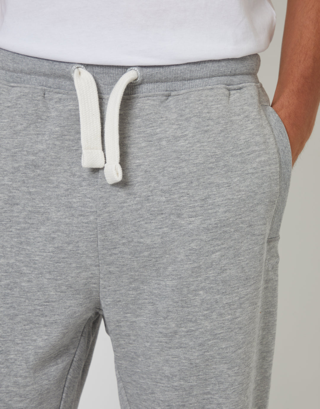 Grey Marl Straight Leg Joggers