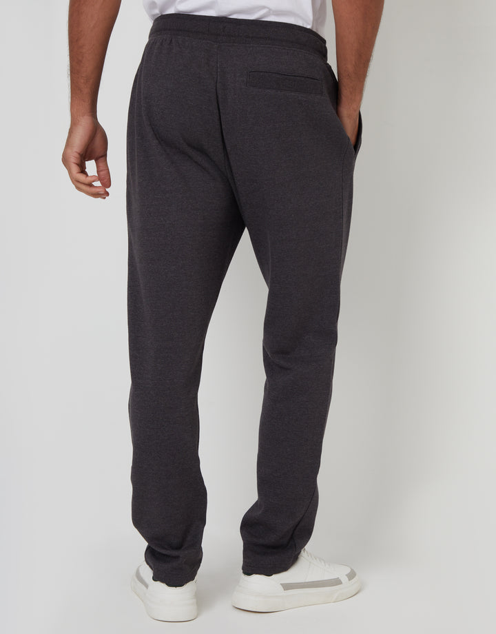 Charcoal Grey Marl Straight Leg Joggers