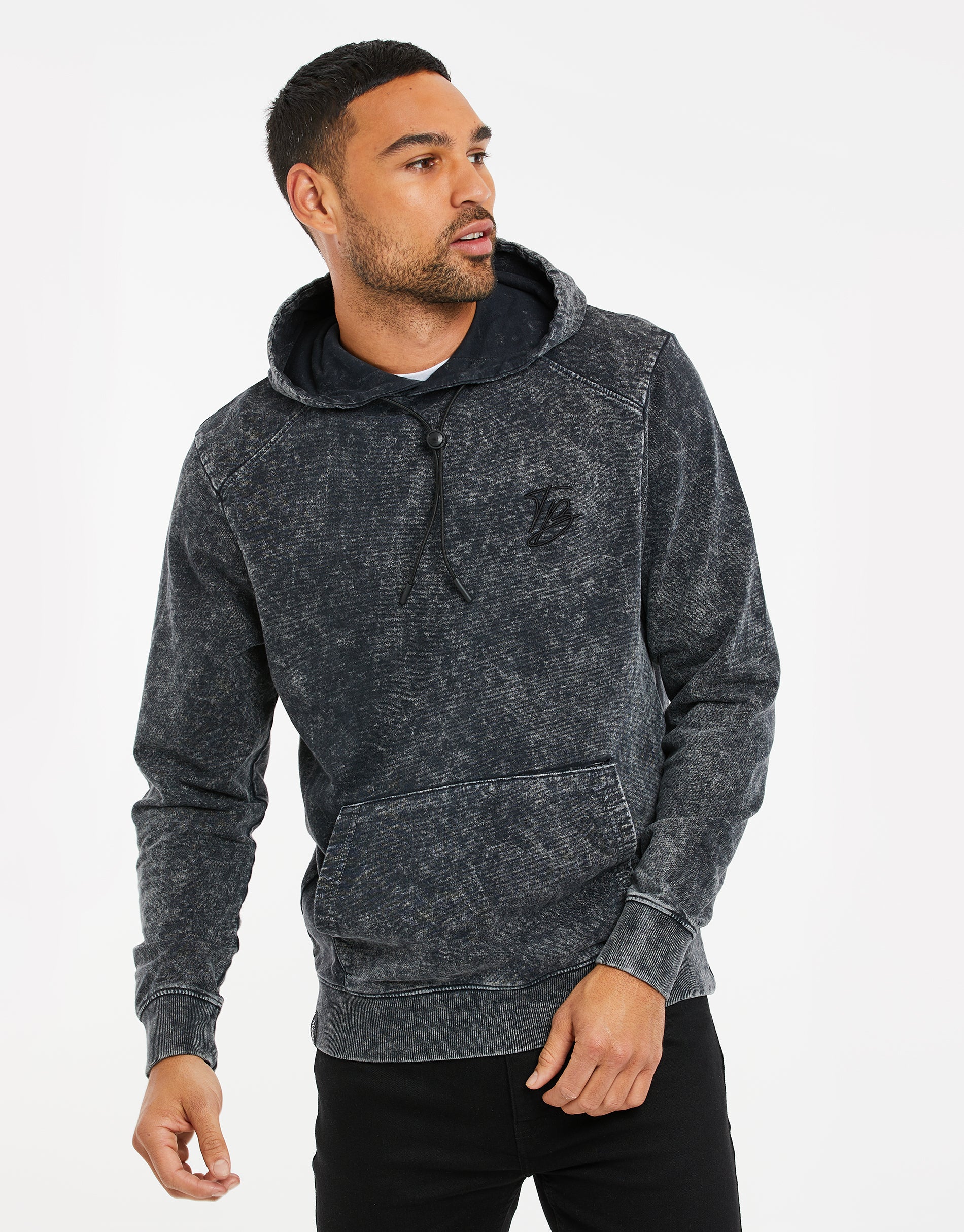 Acid wash 2025 grey hoodie