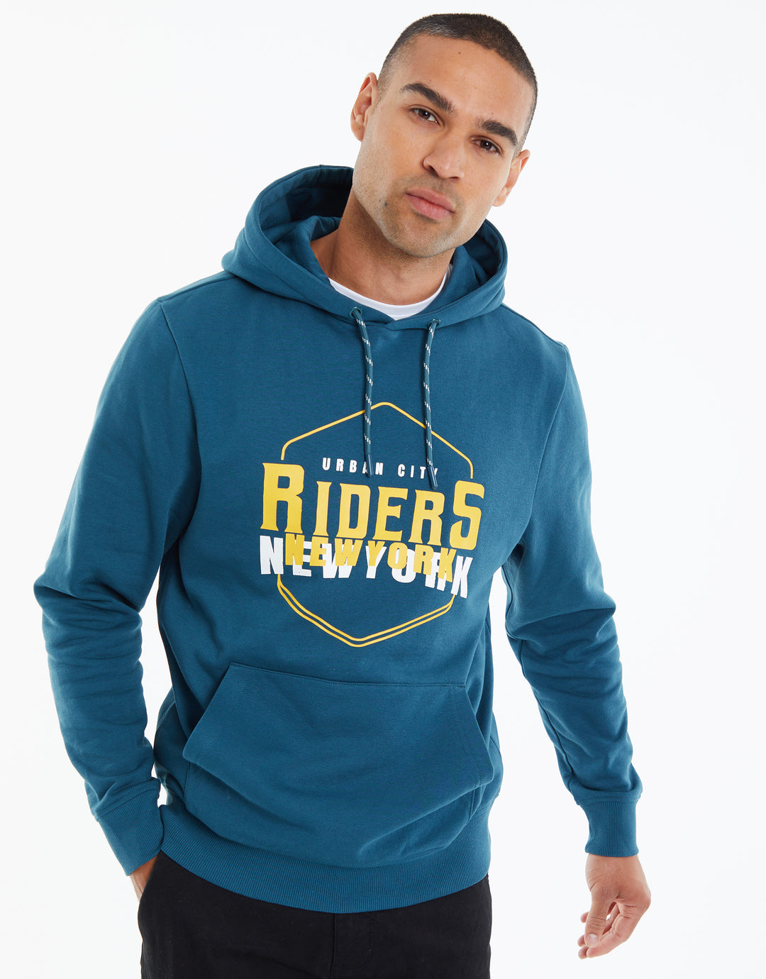 Ocean Blue New York Varsity Hoodie
