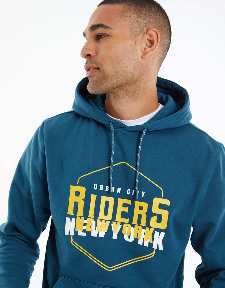Ocean Blue New York Varsity Hoodie