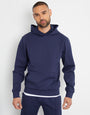 Threadbare Luxe Men's Navy Slim Fit Hoodie