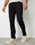 Threadbare Luxe Men's Black Slim Fit Joggers