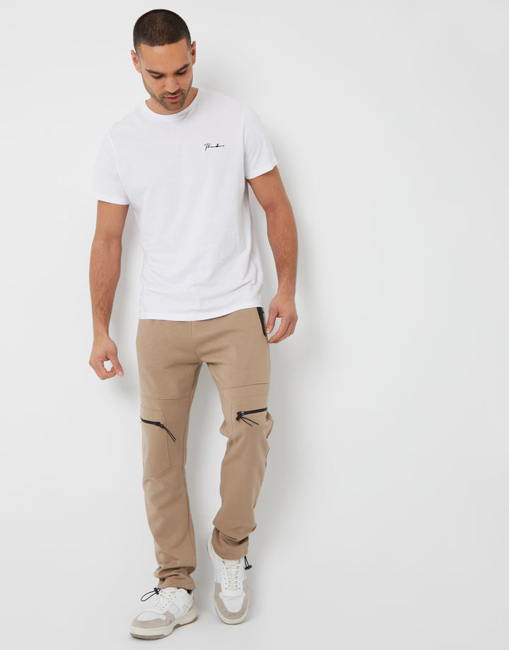 Stone Utility Style Cargo Joggers