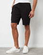 Black Cargo Sweat Shorts
