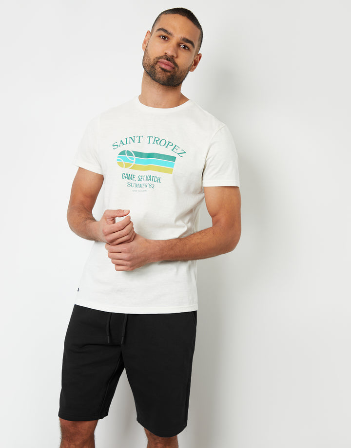 Black Knee Length Sweat Shorts