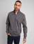 Slate Grey Funnel Neck Zip Through Sweatshirt