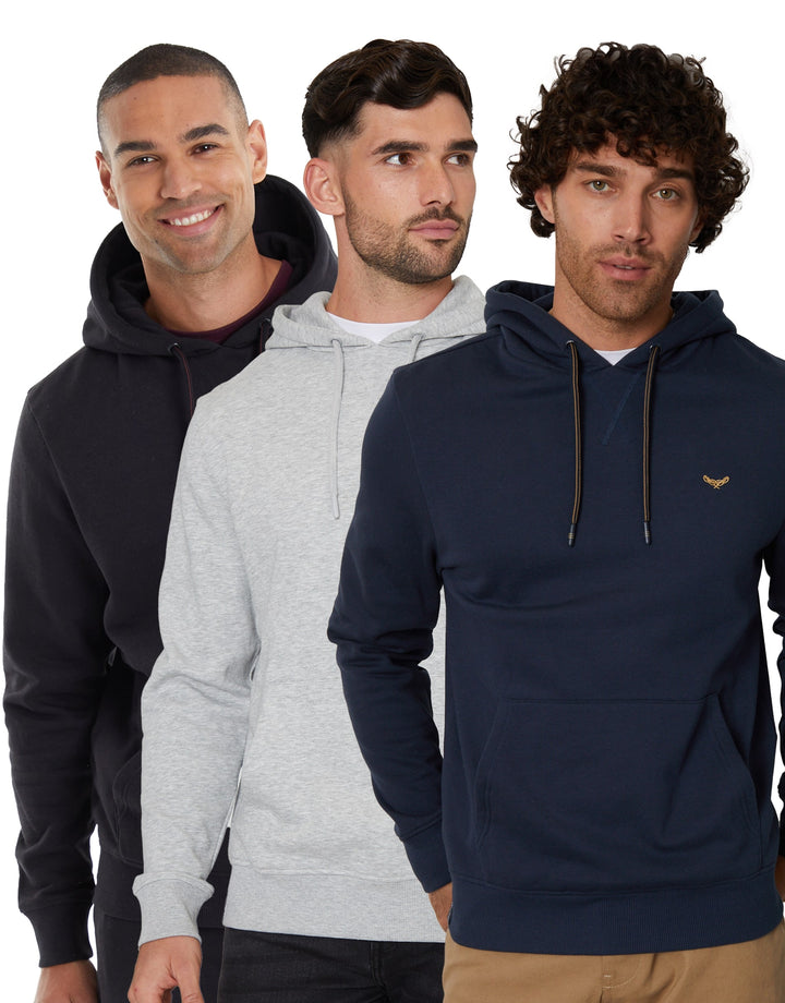 Dark Mix Overhead Hoodies (3 Pack)