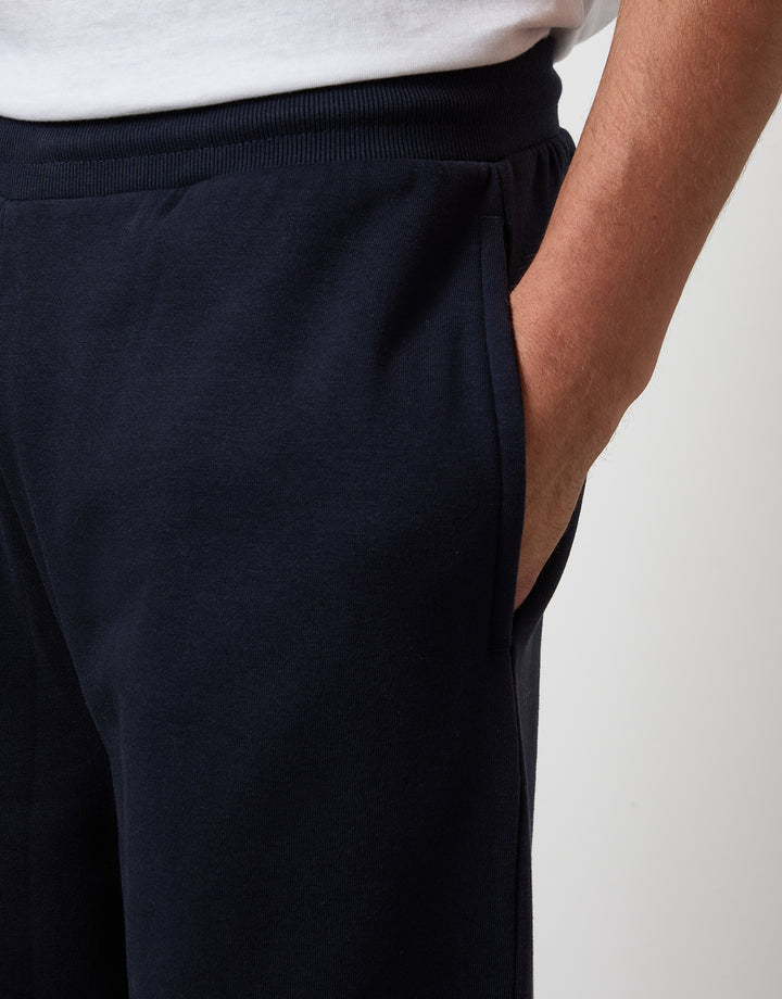 Wide Leg Joggers in Navy
