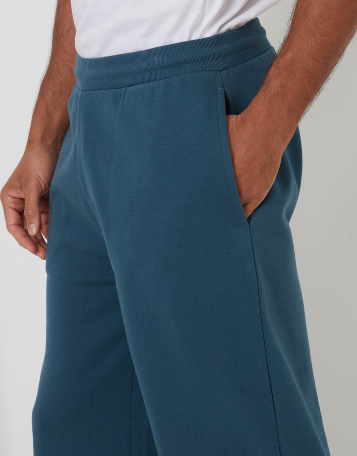 Blue Wide Leg Joggers