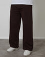 Chocolate Brown Wide Leg Joggers