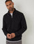 Mock T-Shirt Quarter Zip Sweatshirt in Black