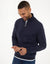 Navy Mock T-Shirt Quarter Zip Sweatshirt