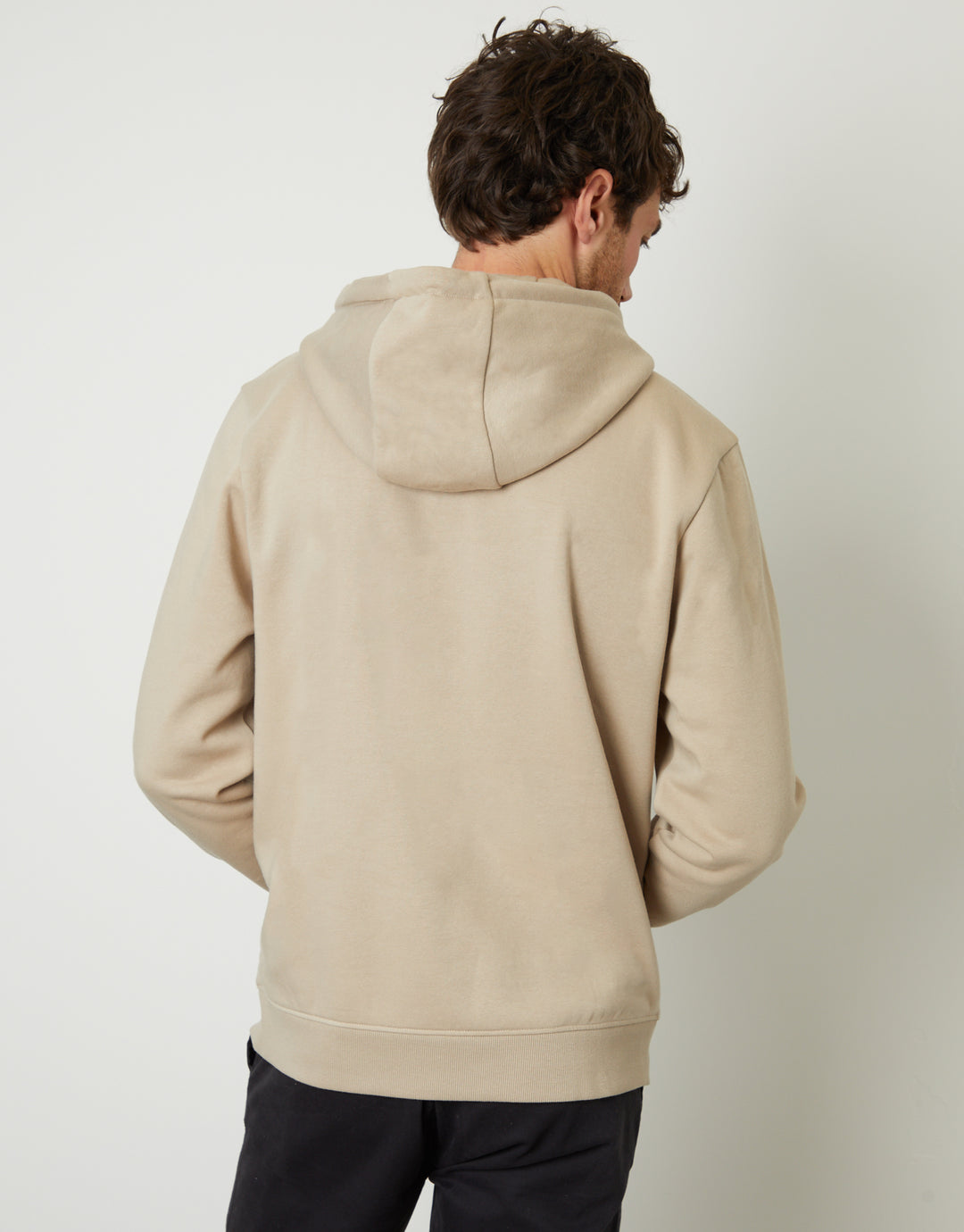 Stone Mock T-Shirt Overhead Hoodie