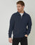 Navy Quarter Zip Collared Sweatshirt
