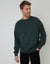 Forest Green Relaxed Fit Crew Neck Sweatshirt