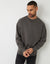 Slate Grey Relaxed Fit Crew Neck Sweatshirt
