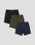 3 Pack Assorted Sweat Shorts