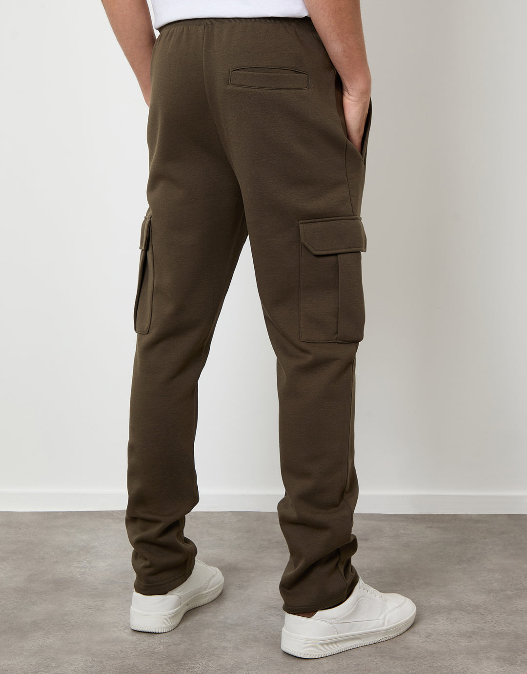 Khaki Green Cargo Joggers
