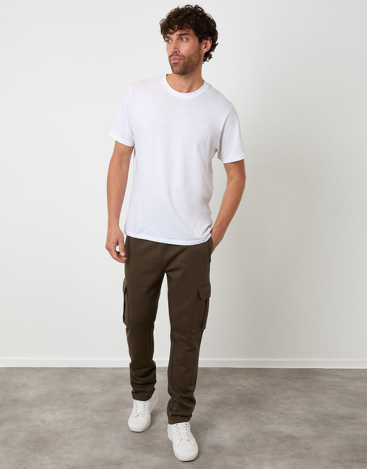 Khaki Green Cargo Joggers