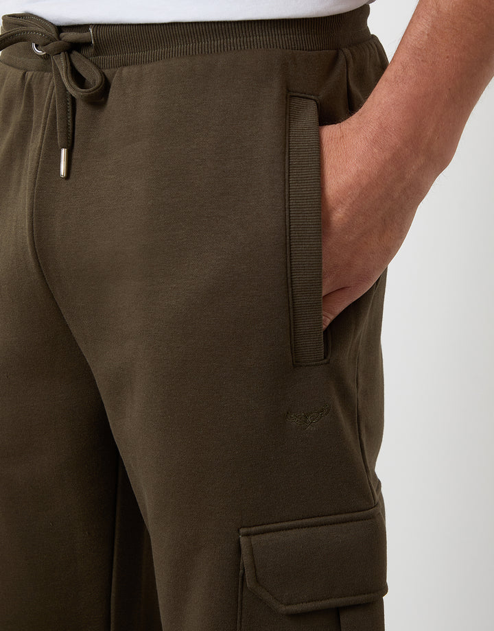 Khaki Green Cargo Joggers