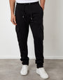 Black Cargo Joggers