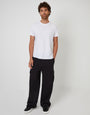 Black Wide Leg Cargo Joggers