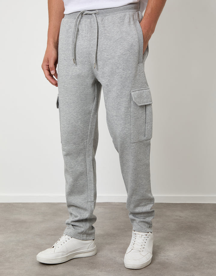 Black & Light Grey Cargo Joggers (2 Pack)