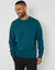 Dark Teal Green Crew Neck Sweatshirt