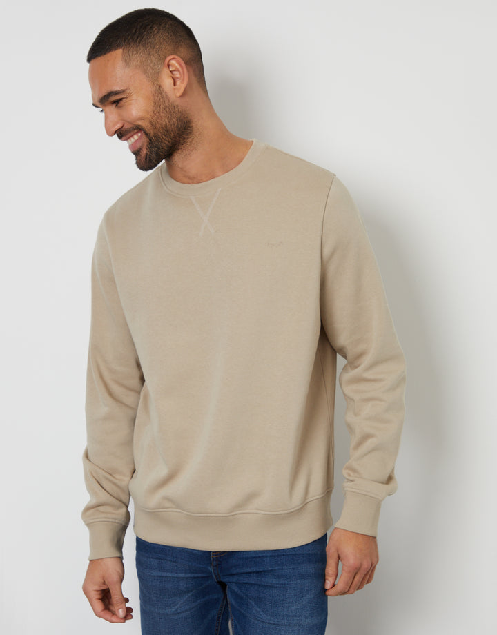 Stone Crew Neck Sweatshirt