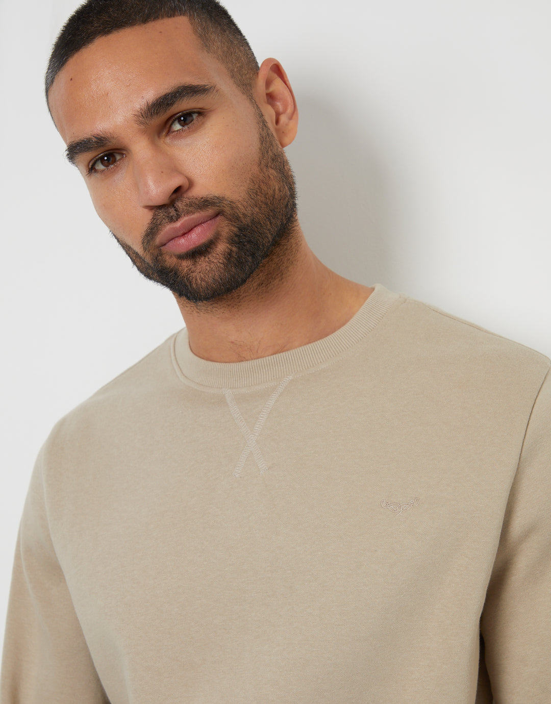 Stone Crew Neck Sweatshirt