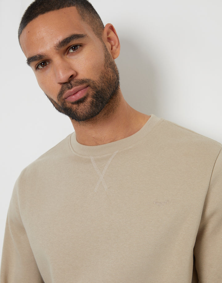 Stone Crew Neck Sweatshirt