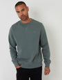 Crew Neck Sweatshirt in Blue