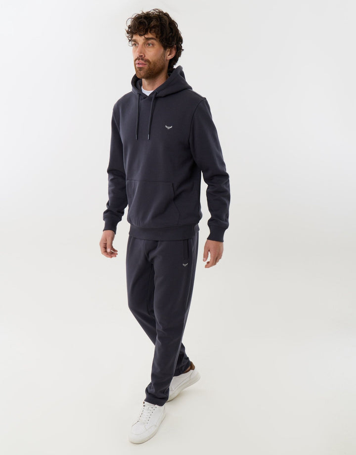 Cotton Rich Hoodie and Jogger Set in Charcoal